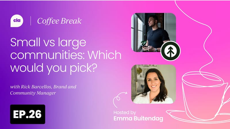 Small vs large communities: Would you rather? | Video